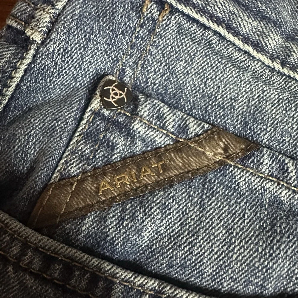 Lot of 2 Ariat Legacy M2 Traditional Relaxed Jeans Mens 36x34 Boot Cut Western
